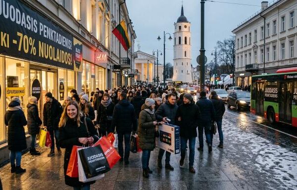 juodasis penktadienis prkeybos centruose