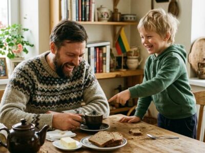 berniukas apgauna melagių dienos proga