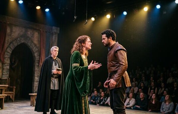 teatro diena spektaklio metu