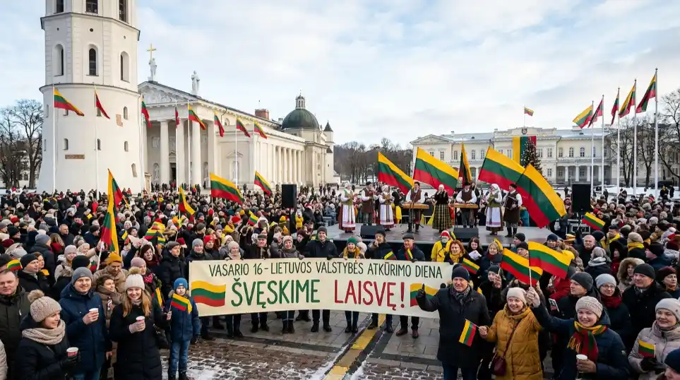 vasario 16 lietuvos valstybės atkūrimo dienos švente vilniuje